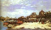 Pierre Renoir The Pont des Arts the Institut de France USA oil painting artist